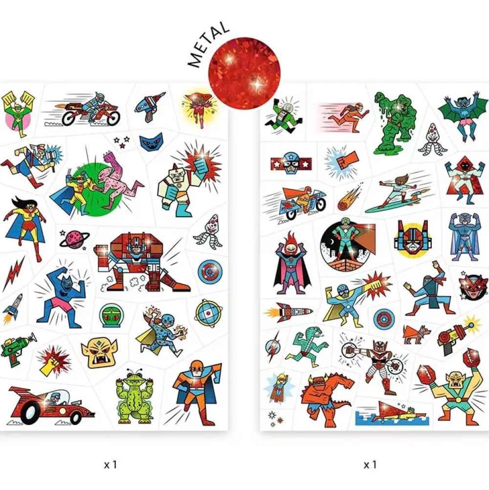 Djeco Tatuajes Heroes Y Villanos Clearance