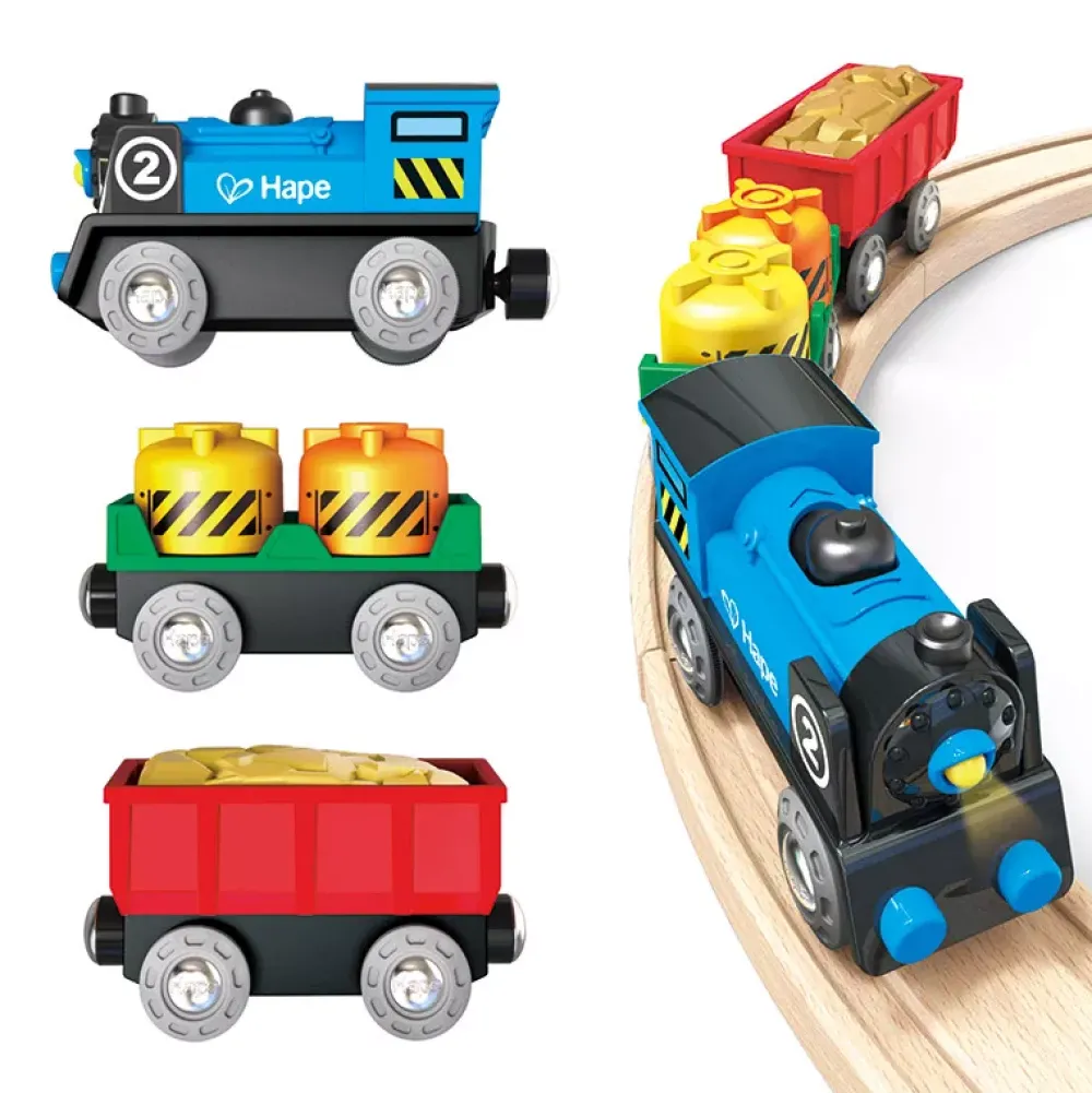 Hape Tren De Mercancias Electrico Flash Sale