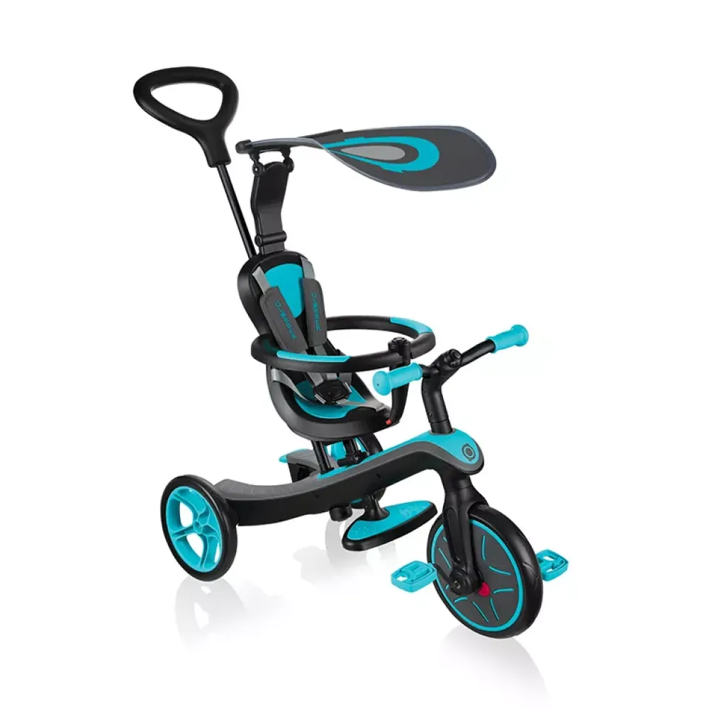 Globber Trike Explorer 4 En 1 Azul Clearance