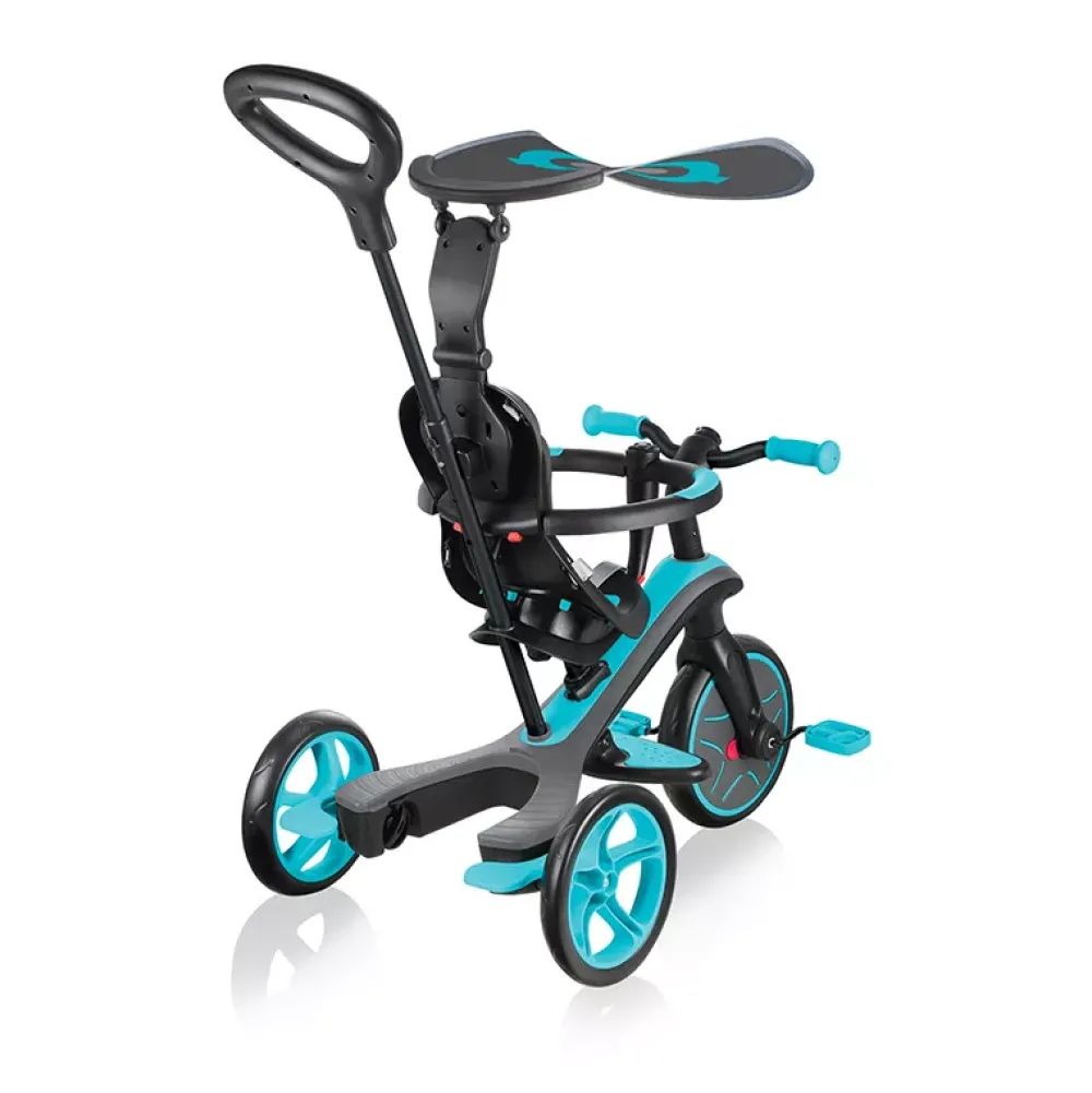 Globber Trike Explorer 4 En 1 Azul Clearance