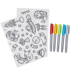 Tiger Tribe Wall Art: Pegatinas Removibles Animales Del Espacio Shop